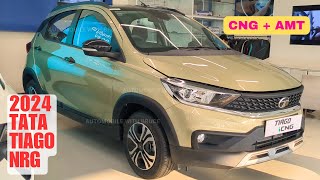 2024 Tata Tiago NRG Automatic with CNG  Walkaround  On Road Price [upl. by Htehpaj]