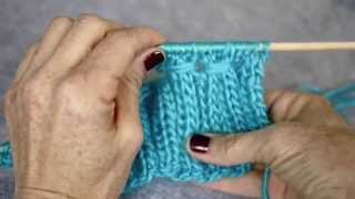 How to Smocking Stitch knitting [upl. by Introc412]