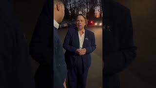 Connecticut treasurer campaigns with state rep in Fairfield on Election Day [upl. by Laro843]