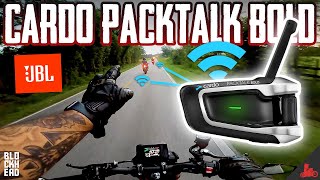 Cardo PackTalk BOLD JBL Headset  Unboxing amp First Ride [upl. by Salema474]