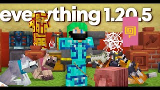 Everything in Minecraft 1 20 5 🤔The Armored Paws Update NEW UPDATE OUT NOW🤷‍♂️ [upl. by Yadroc]