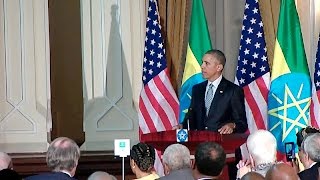 The President Delivers a Toast to the Prime Minister of Ethiopia [upl. by Fishback]