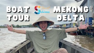 SAKIMA TRAVEL Cai Rang Floating Market Tour in Mekong Delta Can Tho [upl. by Eibbed]