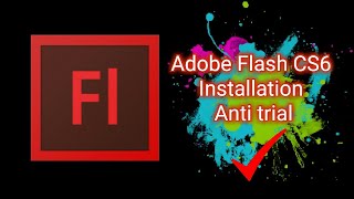 How to install adobe flash cs6 professional with amtlib file antitrial New 2024 [upl. by Zurheide471]