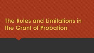 NONINSTITUTIONAL CORRECTION PD 968 PROBATION LAW [upl. by Gerge]