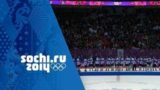 Ice Hockey  Mens Bronze Medal Game  USA v Finland  Sochi 2014 Winter Olympics [upl. by Xonk135]