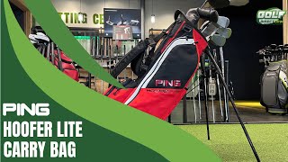 2024 PING Hoofer Lite 4Way Golf Carry Bag Overview [upl. by Tisman]