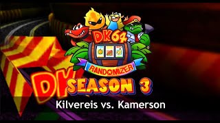 DK64 Randomizer  S3 Tournament Winners Finals Game 2  Kamerson vs Kilvereis [upl. by Reseta294]