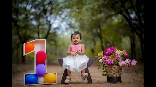 Our Cute Angel Aksharas Pre Birthday Shoot [upl. by Notrom165]