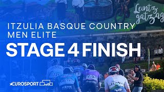 Stage 4 Finish Itzulia Basque Country 2024  Eurosport Cycling [upl. by Otrebliw897]