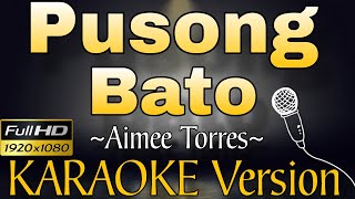 PUSONG BATO  Aimee Torres KARAOKE HD [upl. by Atinihs]