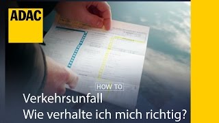 ADAC How To Verhalten nach Unfall  ADAC [upl. by Rebmik889]