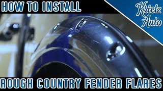 Install Rough Country Fender Flares For Ram 1500│ Krietz Auto [upl. by Rozelle]