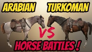 Turkoman VS Arabian  Horse Battles Red Dead Redemption 2 [upl. by Aggri593]