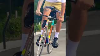 CUSTOM CINELLI VIGORELLI fixiegear bicycle cycling bikelife fixedgear [upl. by Ecnirp539]