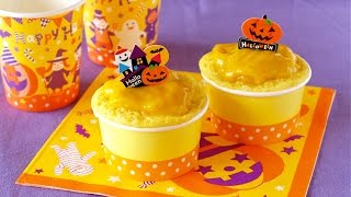 Microwave Steamed Buns for Halloween for Babies ハロウィンにレンジで蒸しパン  OCHIKERON  CREATE EAT HAPPY [upl. by Suisyola]