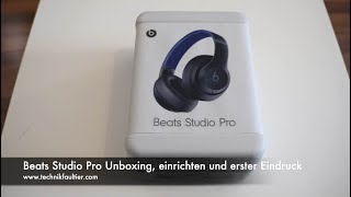 Beats Studio Pro Unboxing einrichten und erster Eindruck [upl. by Bronder]