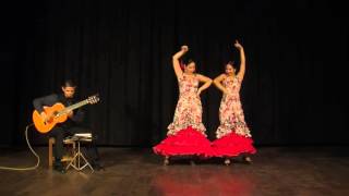 Sevillanas  Flamenco dancing in Barcelona [upl. by Gerrald]