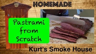 Homemade Pastrami  How to make Pastrami using a brisket flat in the Bradley Smoker [upl. by Eyot]