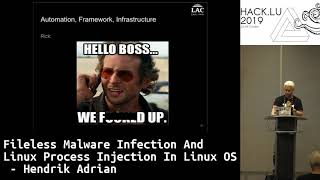 Fileless Malware Infection And Linux Process Injection In Linux OS  Hendrik Adrian [upl. by Teerprug]