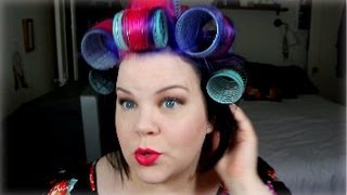 HOW TO Velcro Rollers For Short Hair [upl. by Suolhcin]