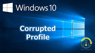 How to recreate a corrupted profile in Windows 10 Step by Step guide [upl. by Carbo]