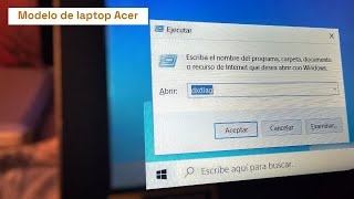 Cómo saber el modelo exacto de una laptop acer  DXDIAG [upl. by Atir]