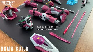 HG 1144 Gundam Infinite Justice Gao GaoDaban  Speed Build  ASMR Build [upl. by Dnalel386]