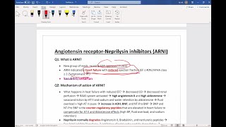 Angiotensin Neprilysin Inhibitor ARNI [upl. by Elo226]