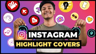 How To Create Instagram Story Highlight Covers  Make Instagram Highlight Icons Quick amp Easy [upl. by Rebeh]