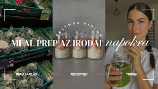 Meal prep avagy étel dobozolás az irodai napokra 🥒🥦🍋‍🟩 [upl. by Enaz203]