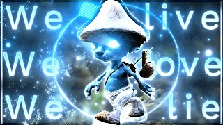 We Live We Love We Lie🔵🐱 Smurf Cat Meme [upl. by Ardnuat]