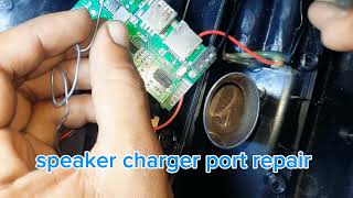 speaker charger port repairmaskax kaab [upl. by Roede]