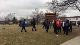 3 arrested after fight at Detroit high school [upl. by Aisenet]