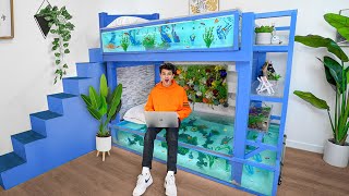 I Turned my Bunk Bed into a Fish Tank [upl. by Shela]