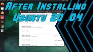 11 Things to do After Installing Ubuntu 2004 [upl. by Maia]