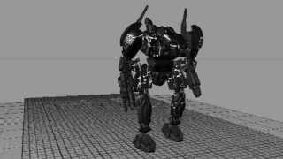 CGI Test Warrior Robot  Kampfroboter [upl. by Bradway781]