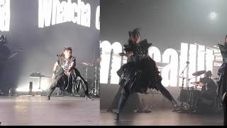 Split Screen Momoko and RihoMetal Babymetal BxMxC [upl. by Etteiluj881]