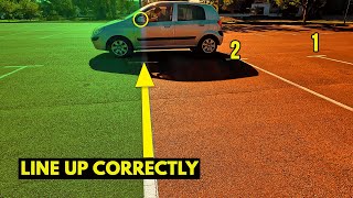 How to Use the 3 Line Method CORRECTLY when Reverse Parking on the Left [upl. by Read]