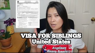 Visa for a siblings United States Step 2 [upl. by Alver]