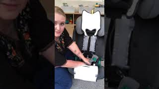 How to convert the Britax advansafix iSize from harness to booster mode [upl. by Hiltan]