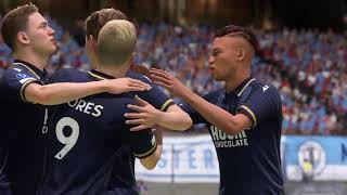 FALHA DE GOLEIRO JOGO MALUCO E MILLWALL CAMPEÃO  FIFA 22 [upl. by Yort144]