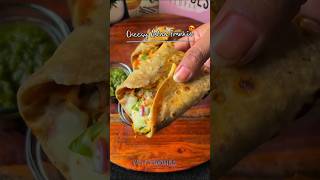 Cheesy Frankie Roll Recipe  Schezwan Aloo Roll  Street style Frankie Recipe youtube shorts cook [upl. by Galateah]