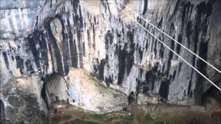 Пандюл на Проходна пещера в Карлуково  Pendulum over Prohodna cave in Karlukovo [upl. by Jeffie92]