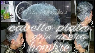 CABELLO PLATA GRIS ACEROHOMBRE [upl. by Mesics964]