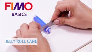 FIMO Jelly Roll Cane  Fimo BASIS tutorial nederlands [upl. by Mcnally]