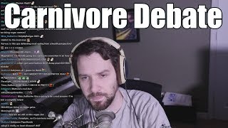 Carnivore Debate with Destiny [upl. by Ayekal]