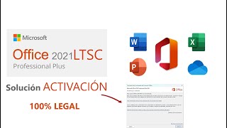 SOLUCIÓN licencia de activación OFFICE 2021 LTSC rápido y sencillo [upl. by Ardnot]