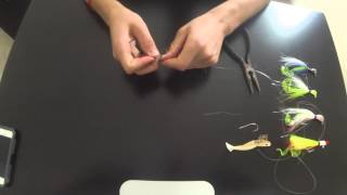 how to tie and use buck tail rig for flounder fishing in florida [upl. by Calen]