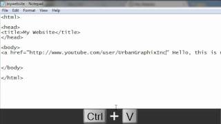 Adding Hyperlinks  HTML Tutorial [upl. by Griffiths]